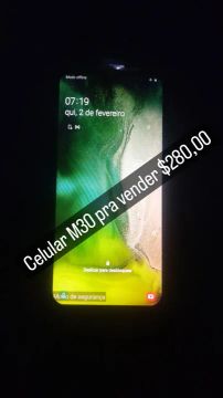 Celular Samsung Galaxy M30 - 4GB RAM - 64GB