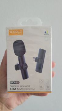 Microfone Sem Fio Q'Gold MCF-03 - Novo