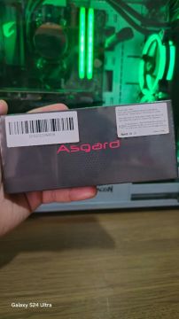 Memória Ram 2x8=16GB Asgard DDR4 3200mhz Com RGB LACRADA2x8 = 16GB