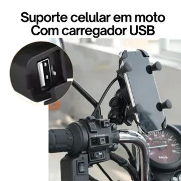 Suporte de celular para moto 