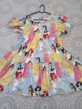 MENOR PREÇO!! Vestido Princesas Disney Original 6 anos