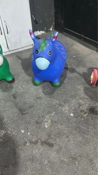 Brinquedo Pula Pula - Cavalo Azul