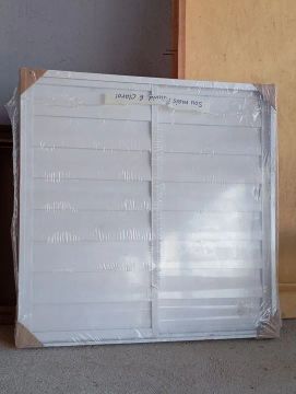 Janela de alumínio branco 