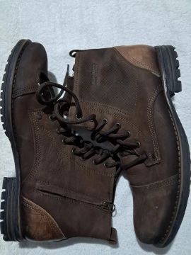 Bota Masculina Couro Marrom