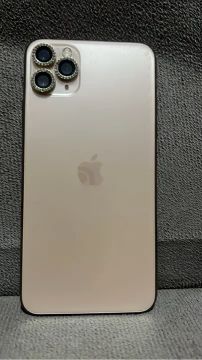 iPhone 11pro max  Dourado com Capinha