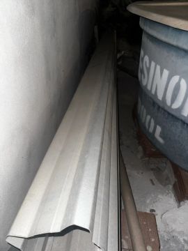 Telhas de zinco galvanizada 8mnova nunca usada