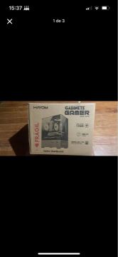 Gabinete Gamer Hayom - Vidro Temperado - 5 Fans - USB 3.0