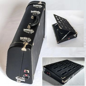 Pedalboard + case + elétrica 