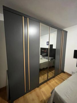 Guarda Roupa 6 Portas Led Absolut Reflecta