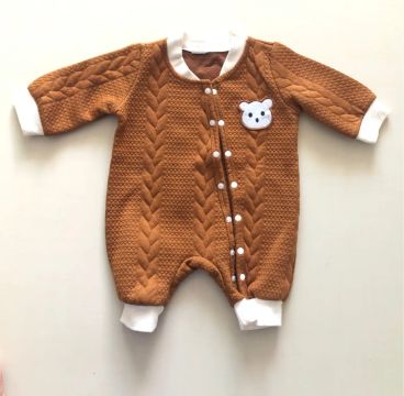 Saída maternidade - Macacão bebê -  Ursinho -  Tamanho P (0-3meses)