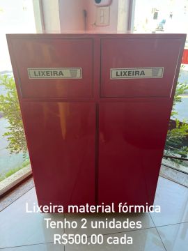 2 Lixeiras para Comércio em Fórmica - 2 Unidades