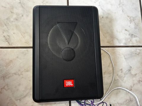 Caixa Slim Automotiva JBL 8 polegadas NOVA