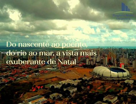 Apto c/143 mts² num Prédio de 44 Lages em Candelária com vista p/todo Natal/RN