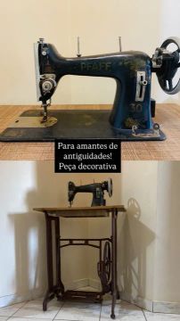 Máquina de costura antiga