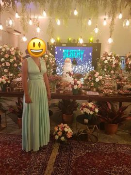 Vestido Verde Tiffany - Multiuso Casamento Multiformas