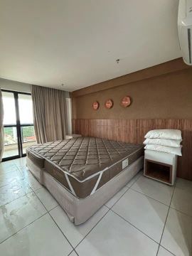 FLAT MOBILIADO A VENDA - RENTABILIDADE HOTEL