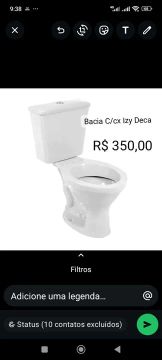 Bacia Sanitária Izy Deca C/cx