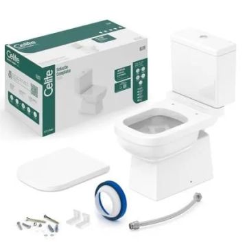 Conjunto de Vaso Sanitário + Assento Cellite Elite