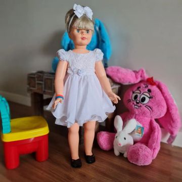 Vestido batizado - Beth bebê.