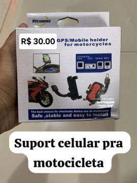 Suporte para celular para moto