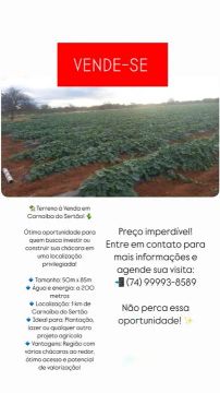 Terreno para chácara, excelente localidade .