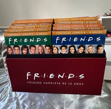Box Dvd Friends Coleção Completa De 10 Anos