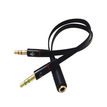 Cabo P2 para Microfone e Fone de Ouvido 2xP2 Macho x P2 Fêmea 