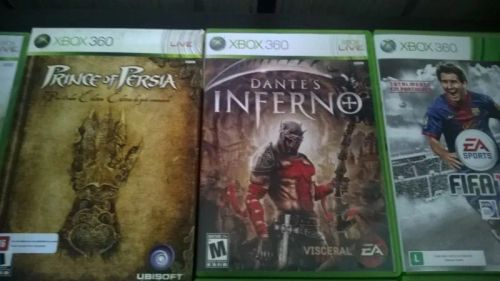Xbox 360 - HD 250GB com Kinect + 11 Jogos originais em mídia