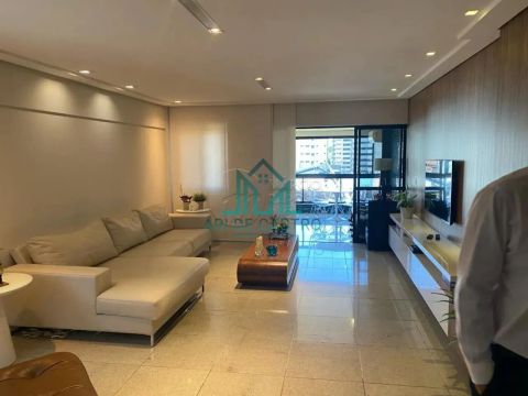 Apartamento, Nascente, 3 quartos, Varanda, Lavabo, 169m², 2 Vagas na Ponta Verde - Maceió 