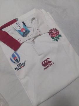 Camisa Oficial Rugby Inglaterra - Copa do Mundo 2019 Nova na Embalagem. 