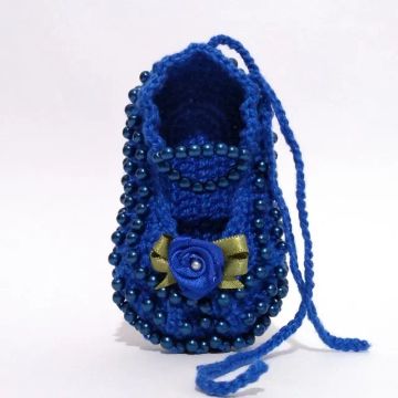 sapatinho de croche