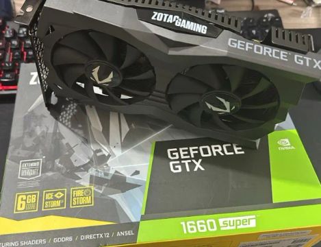 Placa de vídeo Nvidia Zotac GTX 1660 SUPER ZT-T16620D-10M 6GB