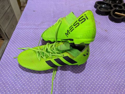 Chuteiras Adidas Messi - Verde Neon