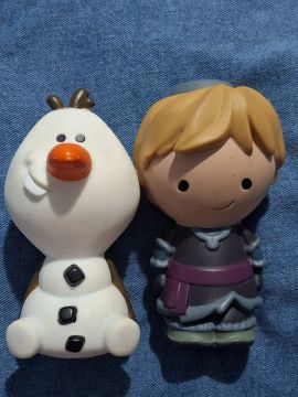 Bonecos Frozen Olaf e Kristoff