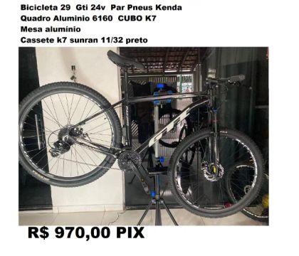 Bicicleta com Pneu Kenda k7 de 24 velocidade Nova 