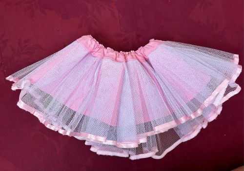 Saia Tutu Rosa para Bebê 
