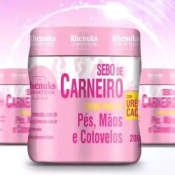 Creme para os pés, mãos e cotovelos