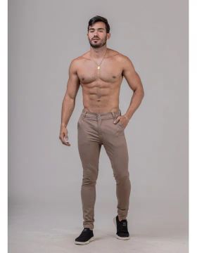 Calça Masculina em Alfaiataria slim 