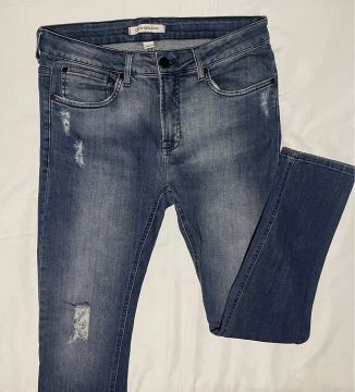 Calça Jeans Masculina Calvin Klein- Destroyed