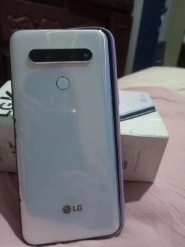 Celular LG K61, com caixa, capinha e ja com película, excelete aparelho