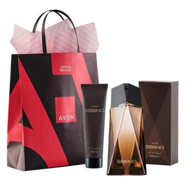 Presente Segno Original Avon: Deo Parfum + Shampoo Cabelo e Corpo