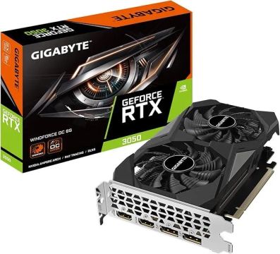 Placa de vídeo gigabyte  RTX 3050 NOVA LACRADA