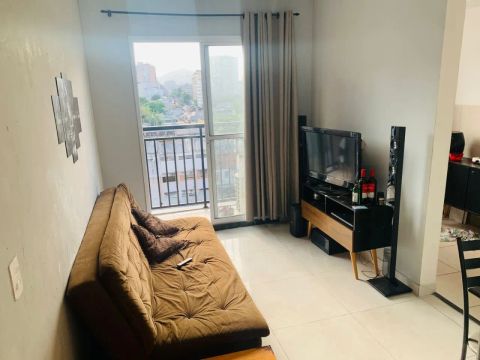 Vendo Apartamento 34², Sala, Varanda, 1 Quarto, Infraestrutura - Riachuelo - Rio de Janeir