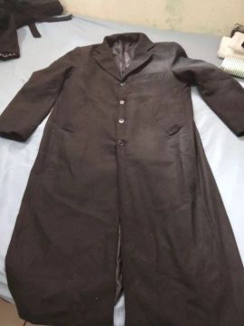 Sobretudo Longo Masculino Preto