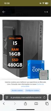 Desktop core i5 16gb nvme 500gb 