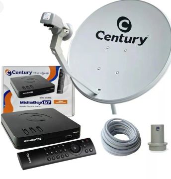  Antena Parabólica Century - TV Digital - Nova nunca usado 