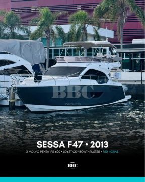 Lancha Sessa F47 - 2013 - 750 Horas 