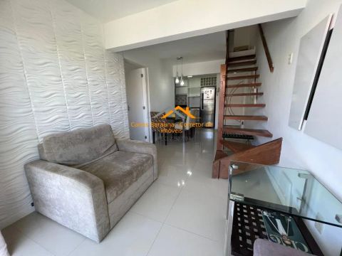 Apartamento duplex 2/4 + opção de 1 quarto pequeno em Stella Maris