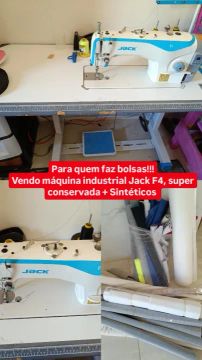 Máquina de costura industrial Jack F4 