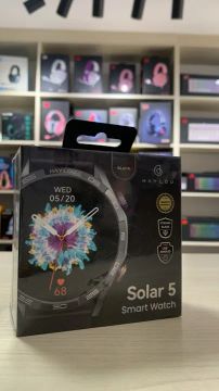 Relogio Haylou Solar 5 LS20 Preto / Novo Lacrado / Loja Fisica